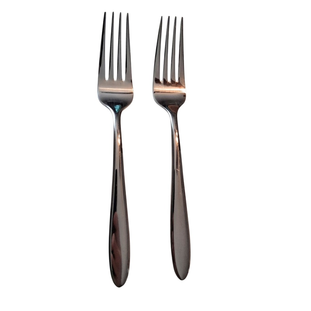Oneida Dinner Forks Stainless Flatware Glossy Heavyweight Set‎ Of 2 89-213 8"